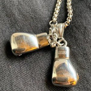 boxing gloves necklace